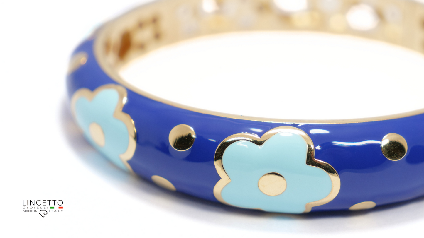 SCHIAVA FLORA BLU-AZZURRO