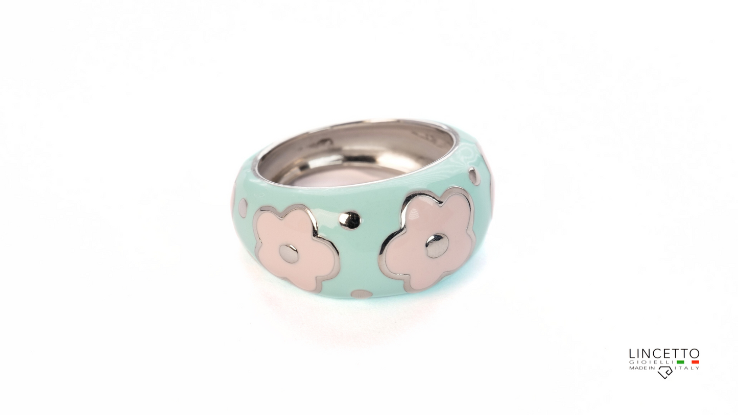 MILK MINT-PEACH RING