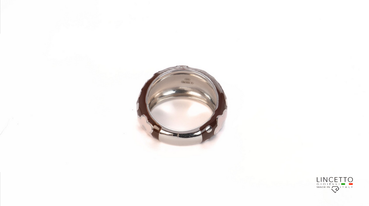 BROWN-ANTIQUE PINK RING