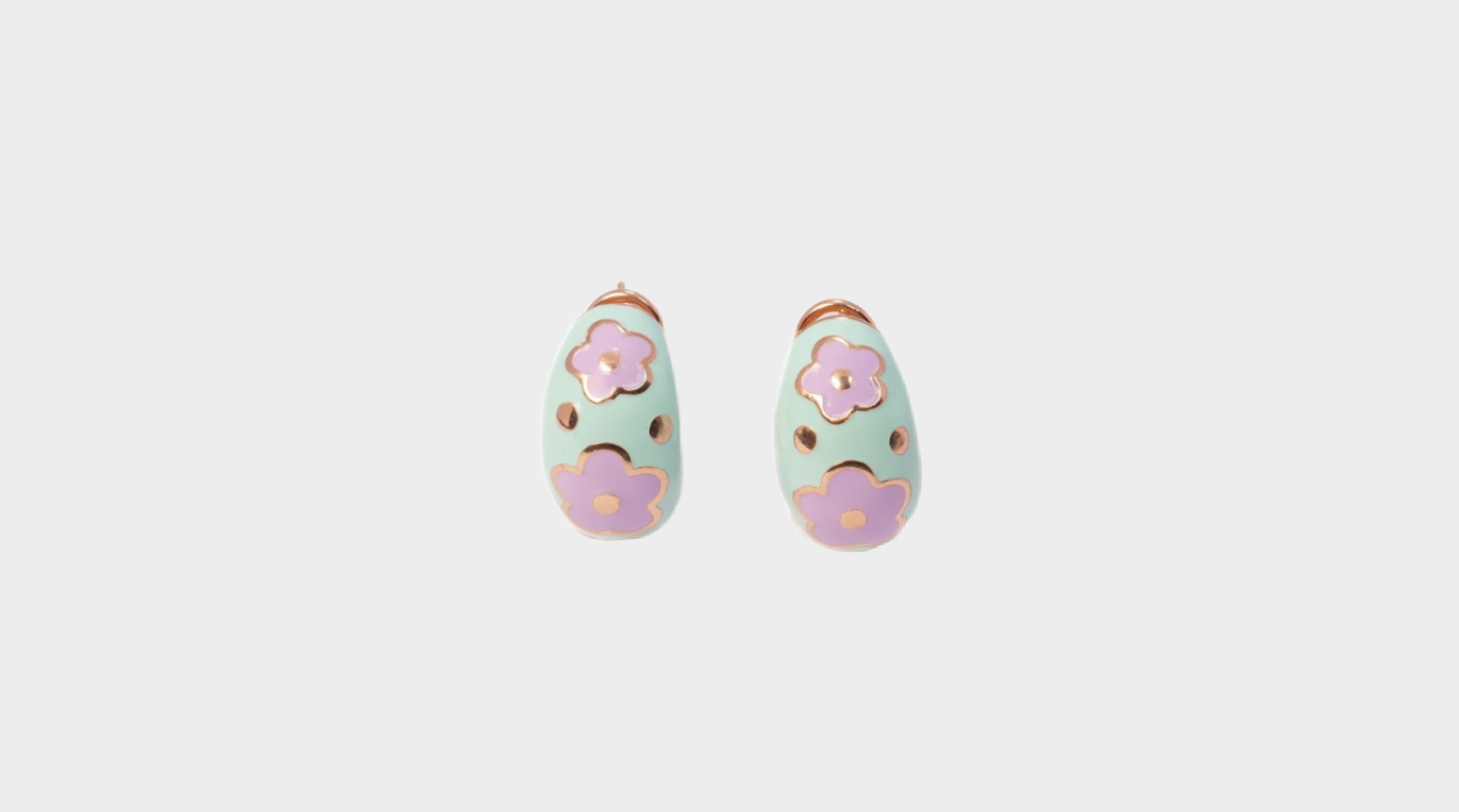 MILK MINT-LAVENDER EARRING