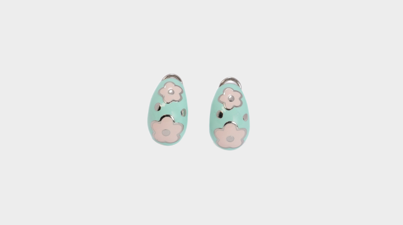 MILK MINT-PEACH EARRING
