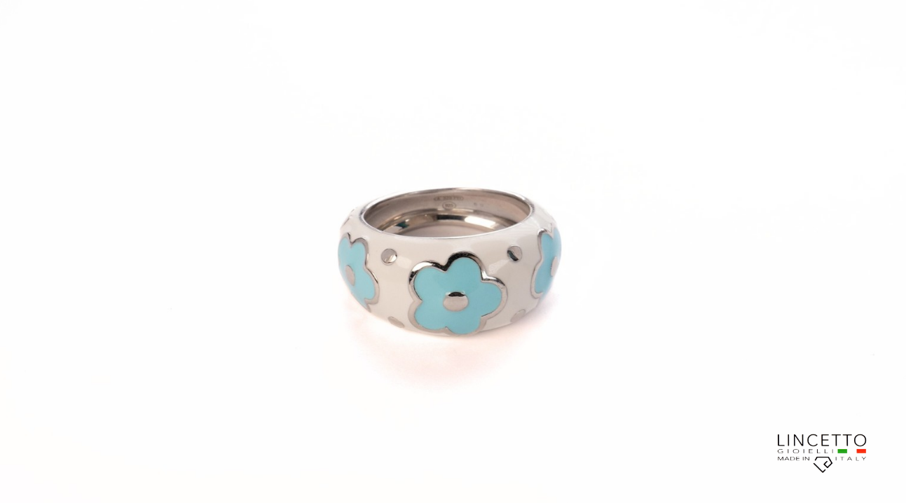 WHITE-BLUE RING