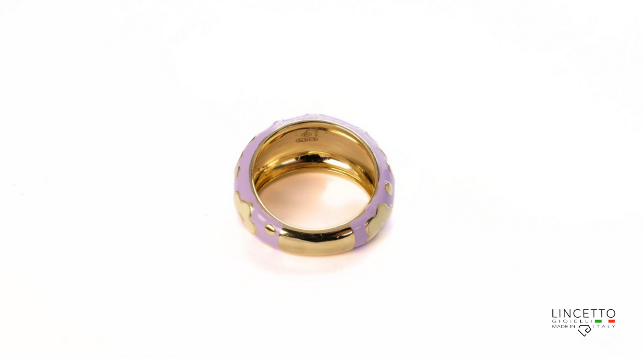 LAVENDER-YELLOW RING