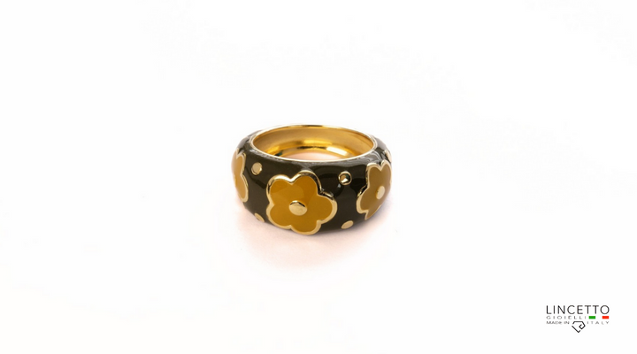 ANELLO FLORA VERDONE-OCRA