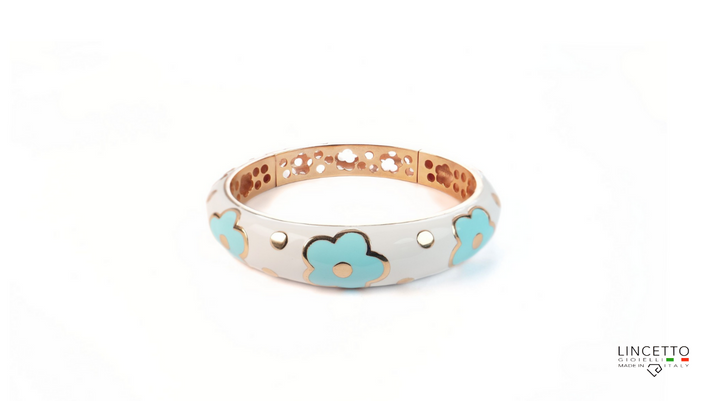 SCHIAVA FLORA BIANCO-AZZURRO