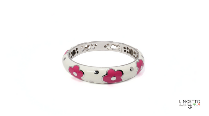 SCHIAVA FLORA BIANCO-FUCSIA