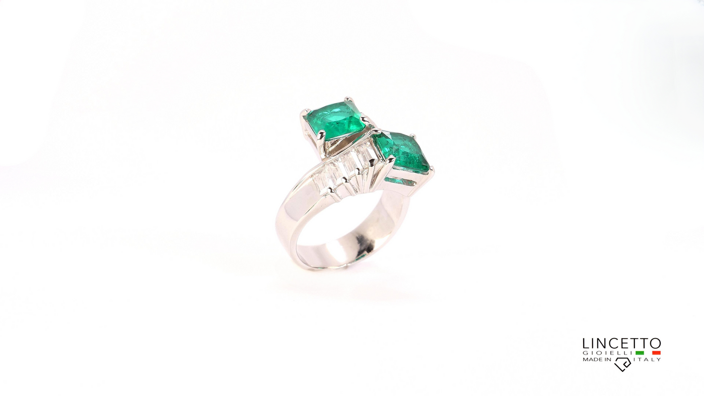 ANELLO CONTRARIE' CON PIETRE