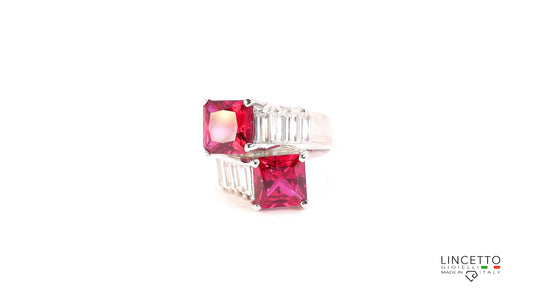 ANELLO CONTRARIE' CON PIETRE