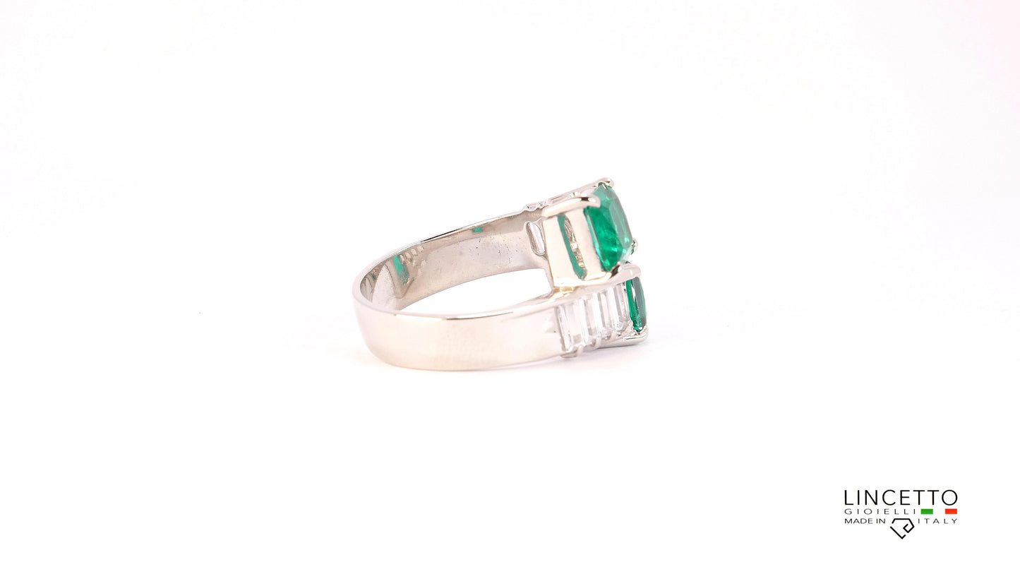 ANELLO CONTRARIE' CON PIETRE