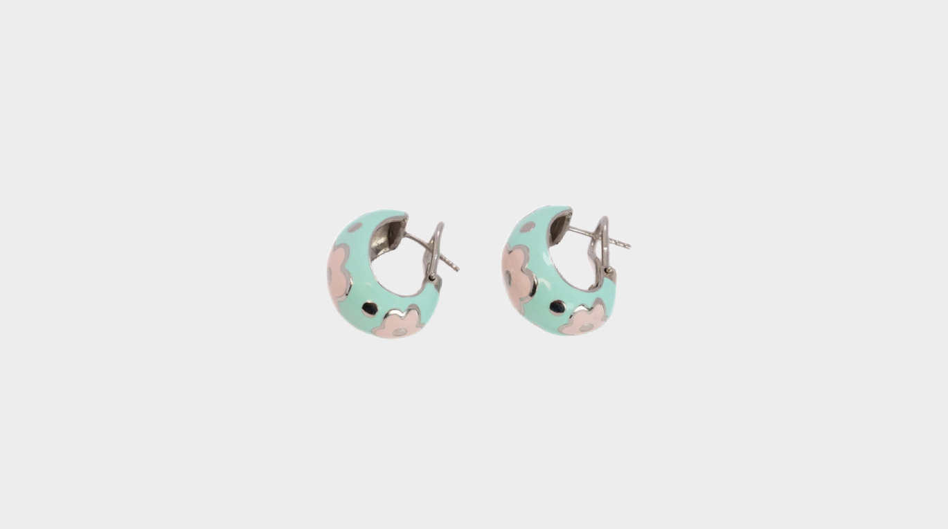MILK MINT-PEACH EARRING