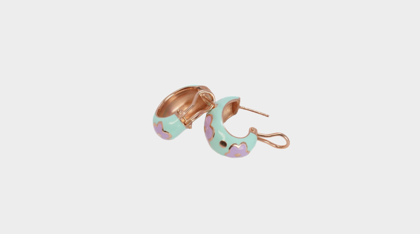 MILK MINT-LAVENDER EARRING