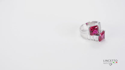 ANELLO CONTRARIE' CON PIETRE